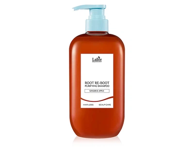Шампунь от выпадения волос для чувствительной кожи головы Lador Root Re-Boot Purifying Shampoo Ginger & Apple, 800мл (8809982980384)