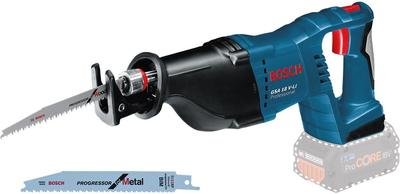 Пила шабельна Bosch Professional GSA 18 V-LI Solo без акумулятора та зарядного пристрою (060164J000)