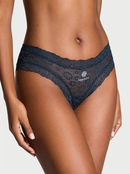 Трусики бразилиана женские Victoria's Secret 355523497 XL Синие (1159825916)
