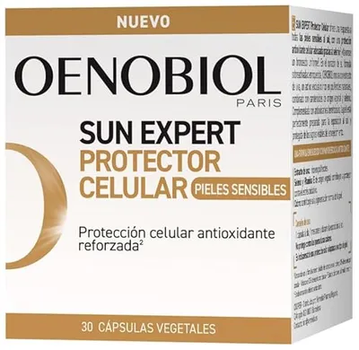 Дієтична добавка Oenobiol Sun Expert Protector Celular захист від сонця для чутливої шкіри 30 капсул (8713304956868)