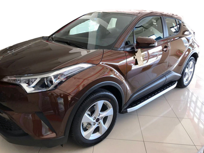 Боковые подножки Fullmond (2 шт, алюм) для Toyota C-HR 2016-2023 гг