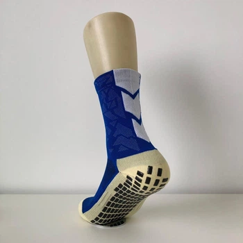 Антискользящие футбольные носки Golasso Grip Socks размер 39-44 синие
