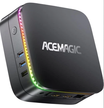 Мини ПК ACEMAGIC AK1PLUS / Intel Processor N95 / RAM 16GB / SSD 512GB / 2 x HDMI / LAN / Wi-Fi 5 / Bluetooth 4.2 / Windows 11 / Черный