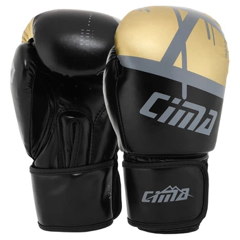 Перчатки боксерські PU CIMA BO-8964 (розмір 12oz, чорний)