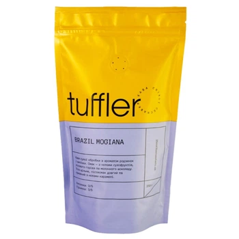 Кава в зернах tuffler арабіка Brazil Mogiana 250г
