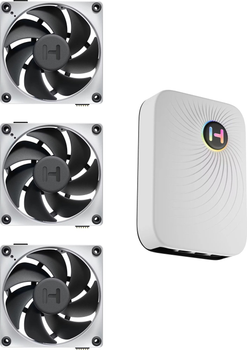 Wentylator Hyte THICC FP12 Triple Fan 3 Pack Nexus Portal 120 mm Black/Grey (FAN-HYTE-FP12-BW-3)