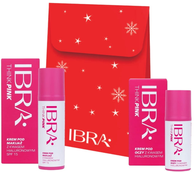 Zestaw do pielęgnacji twarzy Ibra Holiday Pink Krem pod makijaż 50 ml + Krem pod oczy 30 ml (5907518392113)