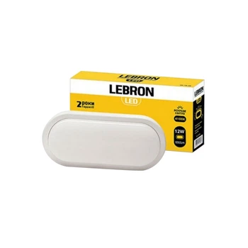 Светильник для ЖКХ Lebron L-WLO 15-35-04 12W IP54 овальный белый