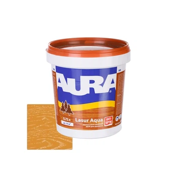 Лазурь декоративная Aura Lasur Aqua для защиты древесины тик 0,75 л