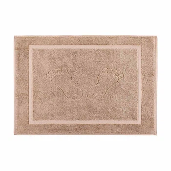 Килимок для ніг махровий Home Line 177342 Ніжки 50*70 см кавовий