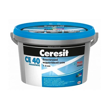Фуга Ceresit CE 40 Aquastatic Eko эластичная 46 карамель 2 кг