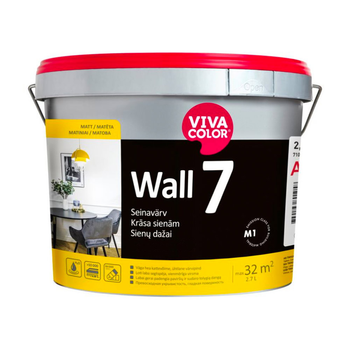 Краска интерьерная Vivacolor Wall 7 С для стен 2,7 л