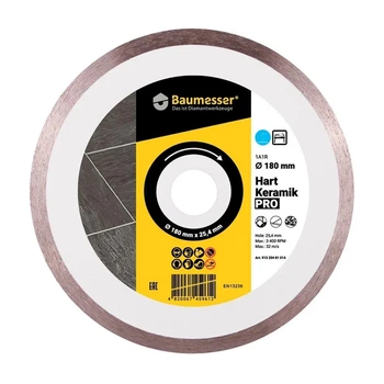 Круг алмазний Baumesser Hart Keramik Pro 91320481014 180*1,6*8,5*25,4 мм