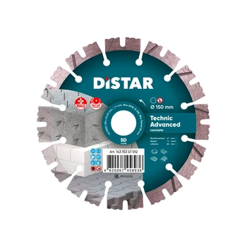 Круг алмазный Distar Technic Advanced 14315347012 150*2,3/1,5*11*22,23 мм