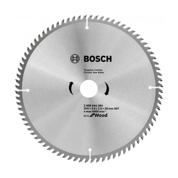 Диск пильный Bosch ECO Wood 2608644384 80T 254*2*30 мм