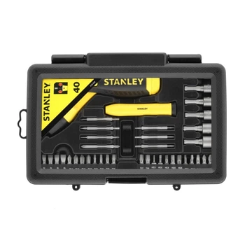 Викрутка реверсивна STANLEY Pistol Grip Ratchet 0-63-038 з насадками 38 шт