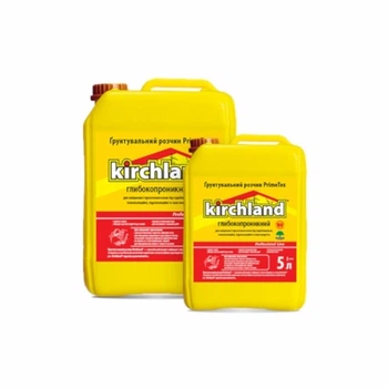 Грунтовка глубокопроникающая Kirchland PrimeTech 5 л