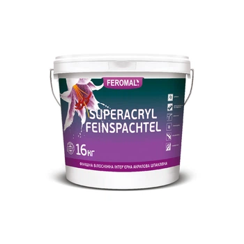 Шпаклевка акриловая финишная Feromal 1 Superacryl Feinspachtel 16 кг