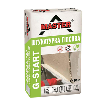 Штукатурка стартова Master G-Start гіпсова 30 кг