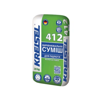 Выравнивающая смесь для пола Kreisel 412 цементная 25 кг