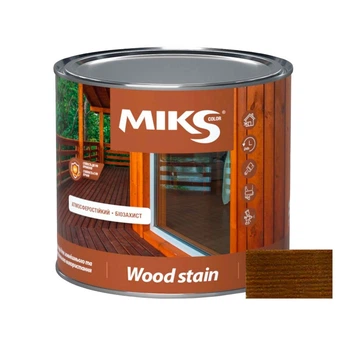 Лак лазурь Miks Color орех 0,6 кг