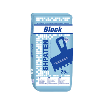 Клей для піно-газоблоків Shpaten Blok 25 кг