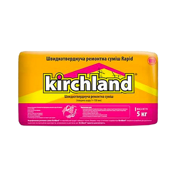 Ремонтна швидкотвердіюча суміш Kirchland Rapid 5 кг