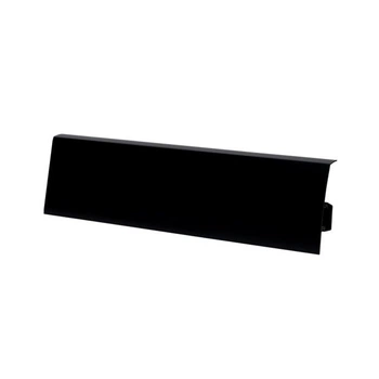 Плинтус Salag NG80 NG80E0 E0 черный 80*20*2500 мм