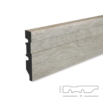 Плинтус MARCO decor SPC 7915-333 темно-бежевый 79*2900 мм