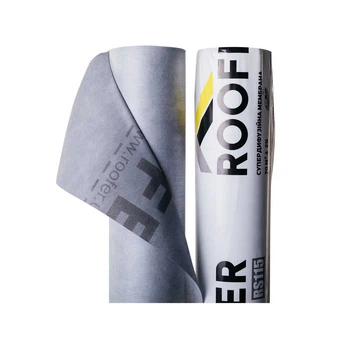 Мембрана супердиффузионная Roofer RS115 1,6 м серая