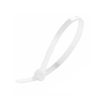 Стяжка многоразовая Apro STM-W5200 5*200 мм белая 100 шт
