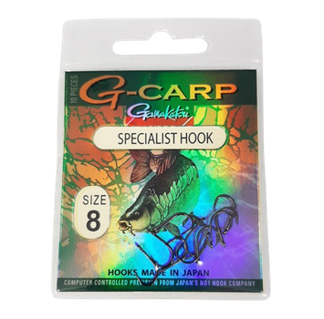 Крючок GAMAKATSU G-CARP METHOD HOOK №08 10шт,15389
