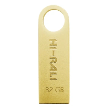 USB-флеш-накопитель Hi-Rali Shuttle Series 32GB металевий золотистий