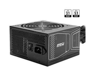 Блок живлення 850Вт MSI MAG A850GN PCIE5 (ATX 3.1, 80 Plus Gold, 120мм)