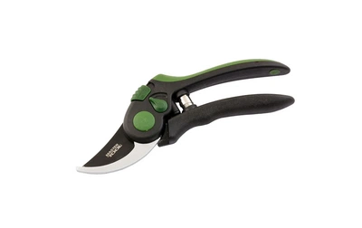 Секатор садовый MASTERTOOL 200 мм, обводной, тефлоновое лезвие SK5, ручки из ABS