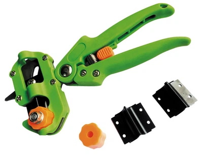 Прививочный секатор MASTERTOOL 210 мм, сменные лезвия V, U, Ω, сталь SK5