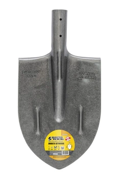 Лопата штыковая MASTERTOOL 14-6265, рельсовая сталь Mn50, лаковое покрытие
