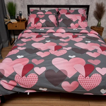 Пододеяльник Moon&Star Полуторный 143 x 210 см Blush Love Бязь Gold Люкс (MS-870001000)