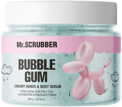 Крем-скраб для рук и тела Mr.Scrubber с ароматом жевательной резинки Bubble gum (4823109701687)
