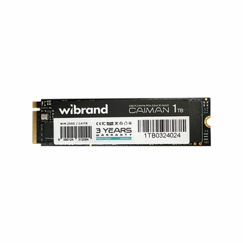 Накопичувач Wibrand Caiman 1TB M.2 2280 NVMe PCIe 3.0 x4 (WIM.2SSD/CA1TB)