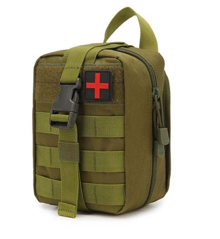 Підсумок-аптечка IFAK ОЛИВА швидкоскид(Tear-Off),MOLLE, (OXFORD/Нейлон, 20x15x10 см)