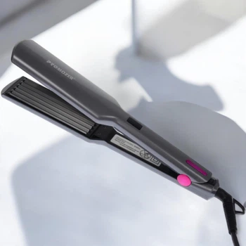 Плойка для волосся ProMozer MZ-7085A Black для гофре з вибором температури 45 Вт