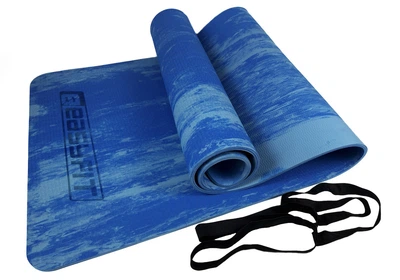 Коврик для йоги и фитнеса EasyFit s-EVA Mat 8 мм Синий 4630307