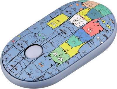 Мышка 2E MF300 Pets Cats Silent WL BT Blue (2E-MF300WPETSBL)