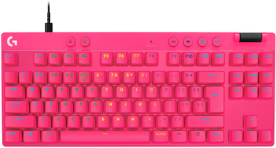 Клавіатура Logitech G PRO X TKL RAPID Magenta (920-013253)