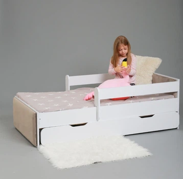 Кровать детская Pondi Max 80х160 см Нимея Альба/Бежевый