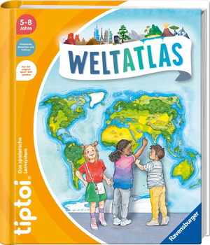 Książka dla dzieci Ravensburger Tiptoi Atlas świata (wydanie niemieckie) (9783473492879)