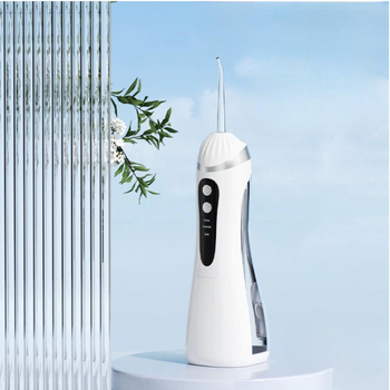 Портативный аккумуляторный ирригатор для полости рта Oral Irrigator, беспроводной ирригатор с зарядкой от USB Белый