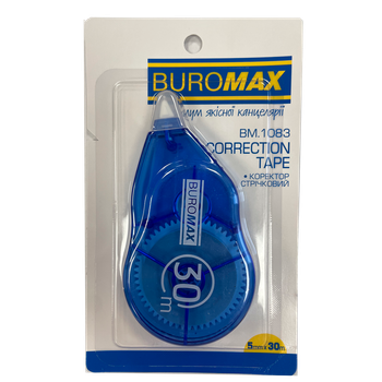 Коректор стрічковий Buromax 30м*5мм (BM.1083)
