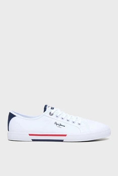 Чоловічі білі кеди BRADY MEN BASIC Pepe Jeans 43 PMS30816